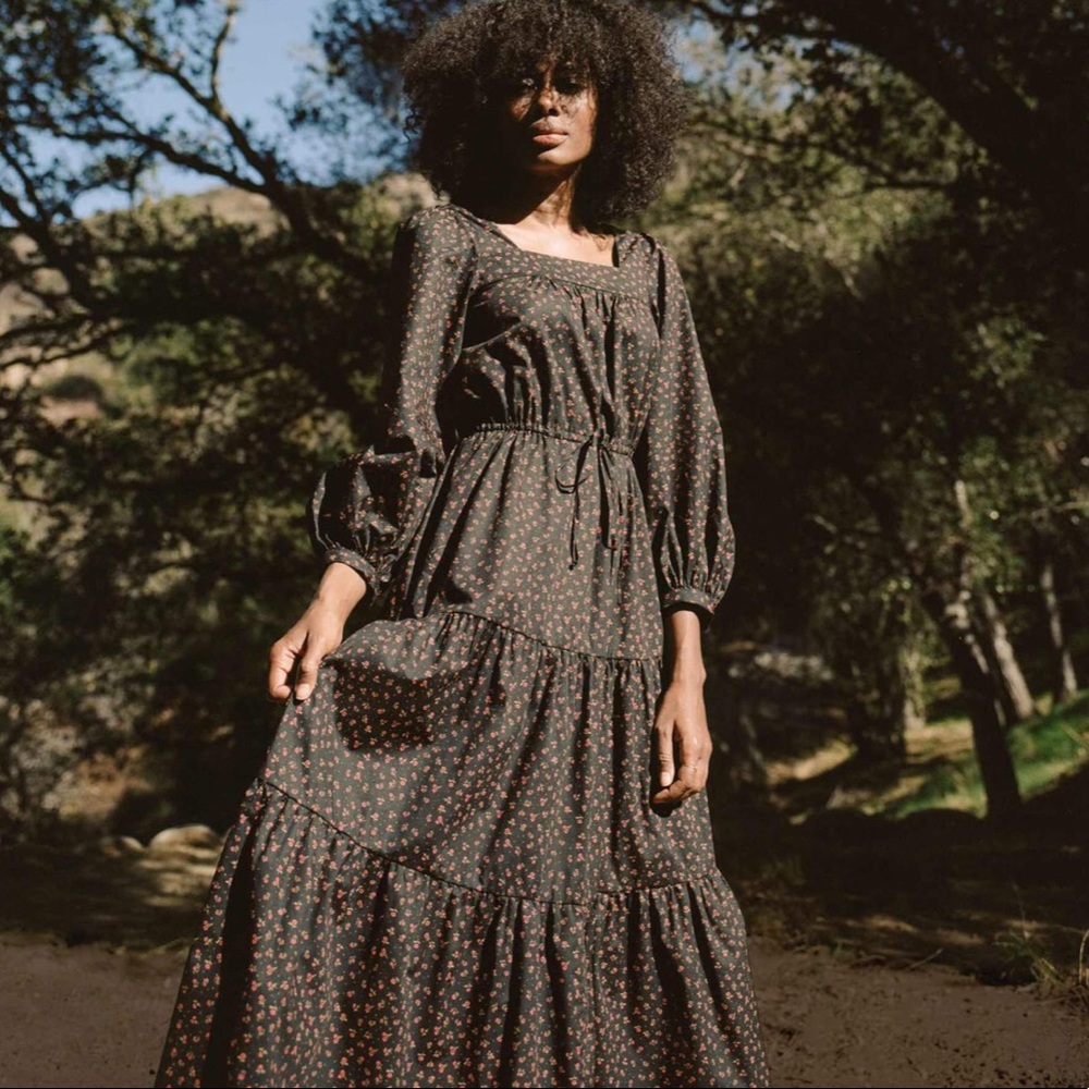 Christy Dawn Finley dress/Noir Pollinator Garden M